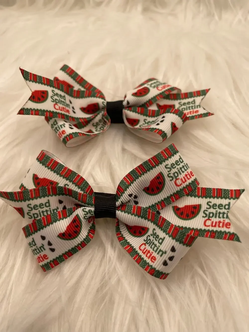 🎀 Handmade Watermelon  Boutique Hair Bow 🎀